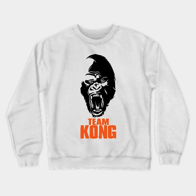 Godzilla vs Kong - Official Team Kong Neon Crewneck Sweatshirt by Pannolinno